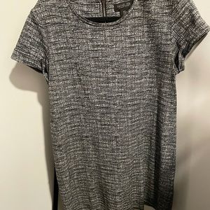 Black and white work dress